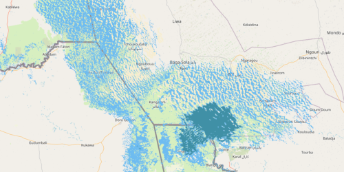 11- Détail du lac Tchad en tant qu’élément du Sahel hydrologique.