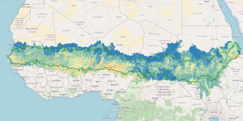 Mappa della Convergenza delle Evidenze con nove criticità legate ai cambiamenti dell’uso del suolo