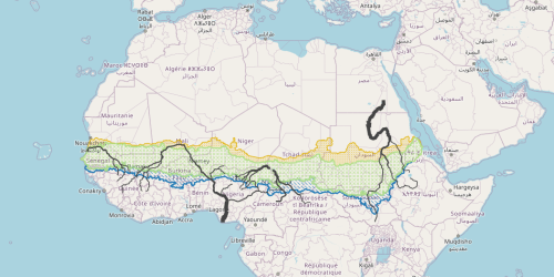 28- Une synthèse cartographique : le souffle du Sahel