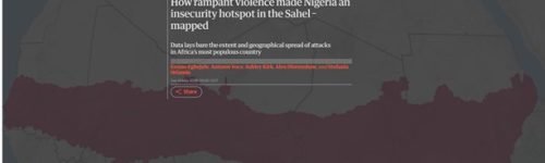 La cartografia del nostro sito citata in un articolo de “The Guardian”
