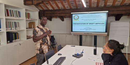 Il geografo burkinabè Moumouni Ouande in visita all’università di Padova